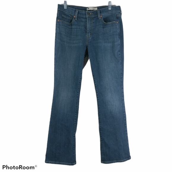 Levi's 515 Pocket Flap High Rise Boot Cut Western  Jeans 10 - Picture 1 of 5